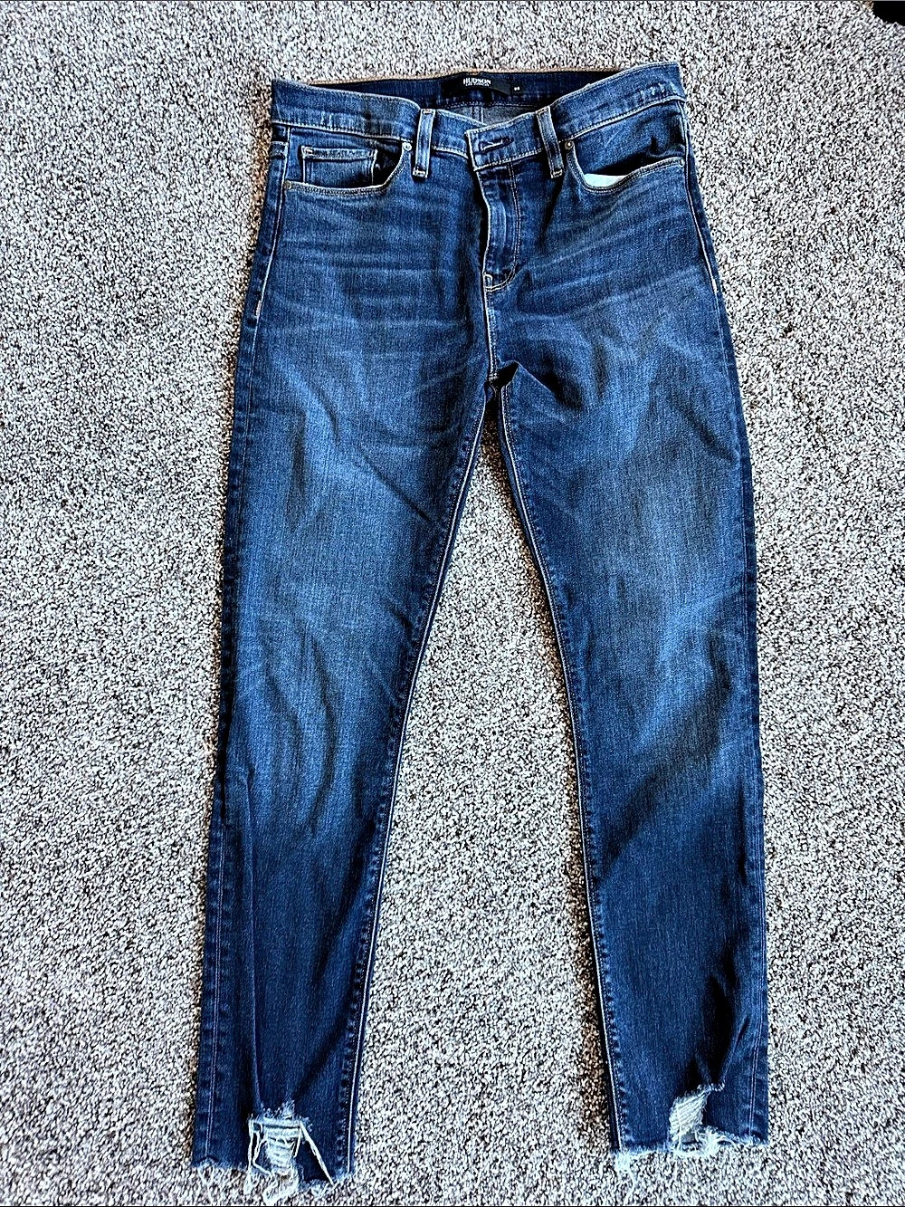 Hudson Nico Skinny Jeans in Blue Waist 28